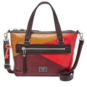 Fossil Dawson Red MultiSatchel